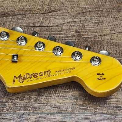 MyDream Partcaster Custom Built - Relic Dakota Red Lipsticks image 11