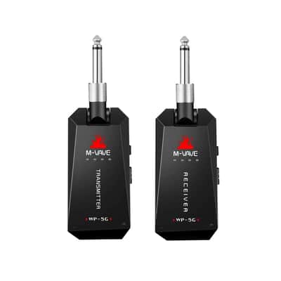 M-VAVE WP-5G 5.8G Rechargeable Wireless Guitar System Transmitter and Receiver with FREE GHS Phosphor Bronze Guitar Strings image 3