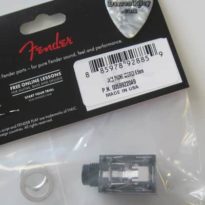 Fender 6.5mm Low Profile Stereo Amp Jack 0059922049 image 4