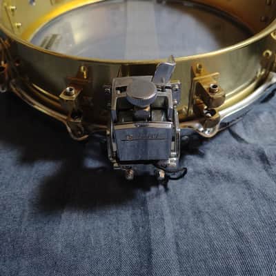 Yamaha SD-935(493) 14x3.5" Brass Piccolo Snare Drum 1987-1996 - Brass image 10