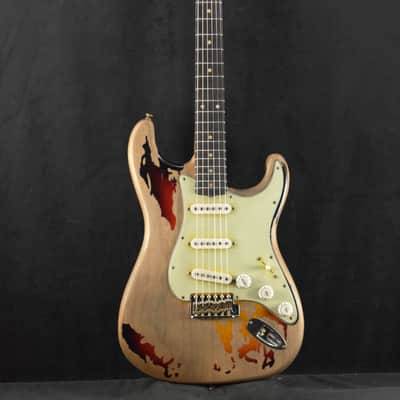 Fender Rory Gallagher Signature Stratocaster Relic 3-Color Sunburst Rosewood Fingerboard image 2