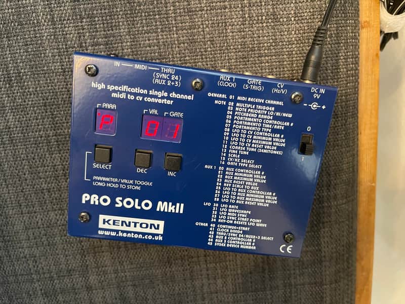 Kenton Pro Solo MKII MIDI to CV Converter Early 00s - Metal image 1