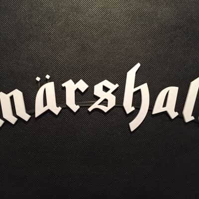 Custom Amplifier Badges Emblems Amp Cab Logo Sign Text in Manufacturers Style for Marshall Fender etc image 2