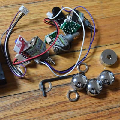 Warwick MEC Active J-style pickups & Complete wiring harnes, Bridge and neck pickup set, Jazz bass pickups image 5
