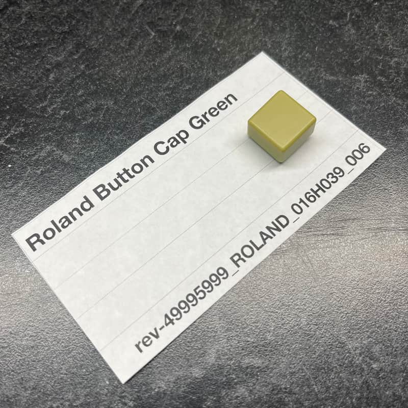 ORIGINAL Roland Green Button Cap (016H039) for Juno-60, JSQ-60, MSQ-100, EP-6060, EP-11, etc image 1