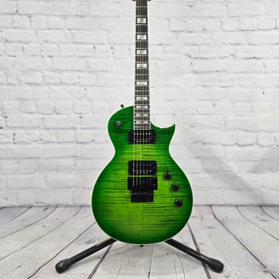 ESP LTD AS-1 Alex Skolnik 6 String Floyd Rose Electric Guitar Lime Burst image 1