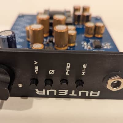 Black Lion Audio Auteur MKI 500 Series Mic Preamp Module 2010s - Black image 2