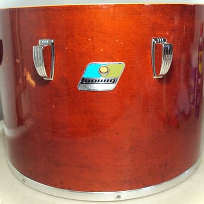 Ludwig 14" x 10" Power Factory Concert Tom Natural Red Mahogany Bild 5