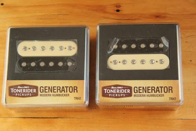 Tonerider TRH2 GENERATOR Humbucker SET ZEBRA Alnico V Vintage Neck +Hot Bridge PAF 8k+15k image 1