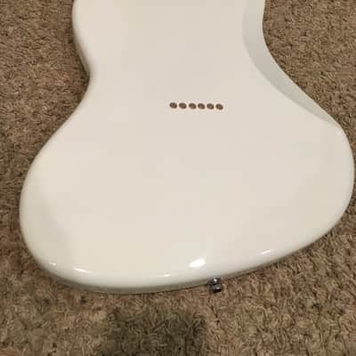 Squier Affinity Jazzmaster HH 2018 Artic White Loaded Body - Minor Issues, Like New, Bonus Saddles image 6