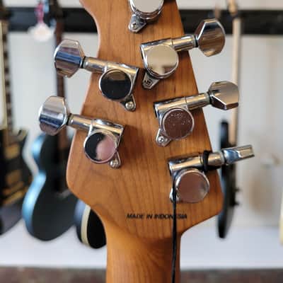 Sterling by Music Man Cutlass Plus CT50HSS - Aqua Grey w/ Roasted Maple Neck & Block Inlays image 8