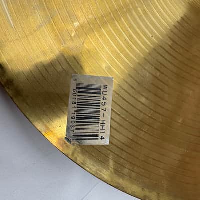 Used 457 Wuhan 14” Pair of Hi-Hat cymbals - sold as is image 9