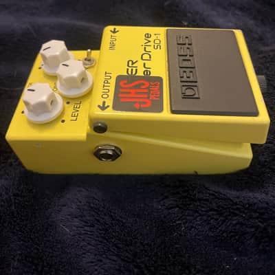 JHS Boss SD-1 Super Overdrive with "Trans-Am" Mod 2012 - 2016 - Yellow image 5