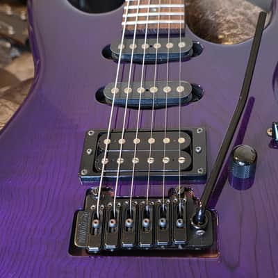 ESP The Mirage Custom Strat HSS Purple Ash MIJ Japan RARE Pre-Fender Deluxe image 8