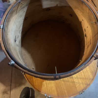 Unknown 10x14 Vintage Field Snare Pre 1940 Mahogany image 2