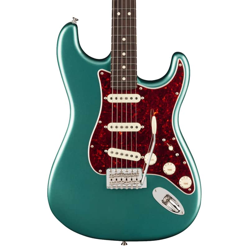 Fender American Professional Classic Stratocaster, Faded Sherwood Green Metallic, Rosewood Fingerboard w/ Deluxe Gig Bag image 1