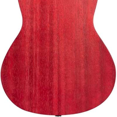 Kala MRT-RED-C Modern Meranti Concert Ukulele - Adobe Red image 5