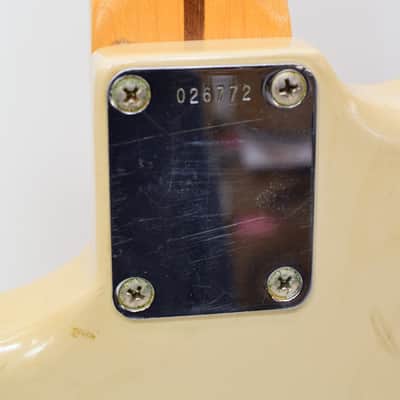 Vintage 1958 Fender Musicmaster Electric Guitar, Maple Fingerboard, Desert Sand w/ Case image 14