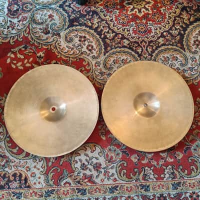 Paiste Formula 602 Hi Hat 13" Pre Serial 60's image 5