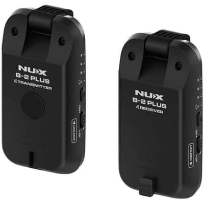 NUX B-2 PLUS Wireless Guitar System 2.4GHz Microphone with 60-Feet Line-of-Sight image 4