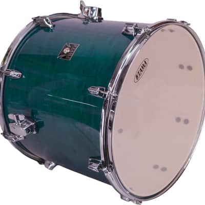 Tama Superstar Classic Exotix 16x14 Floor Tom – Gloss Sapphire Lacebark Pine image 2