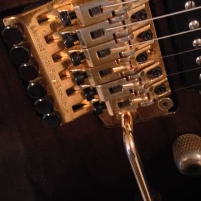 Very Rare Yamaha RGX 821D flamed Brown Burst MIJ factory scalloped neck hardcase was over $1000 new image 7
