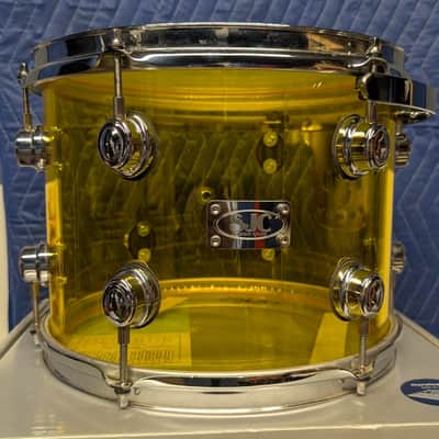 SJC Custom Drums 2007 - Yellow Acrylic image 6