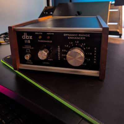 dbx 118 Dynamic Range Enhancer 1970s - Black image 1