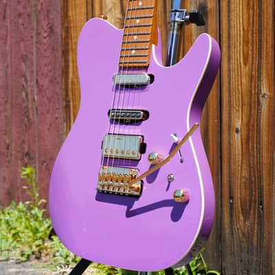 Ibanez Lari Basilio LB1 Violet 6-String Electric Guitar w/ Case FLOOR MODEL/NOS image 4