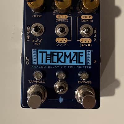 Chase Bliss Audio Thermae Analog Delay and Harmonizer 2018 - Light Blue/Blue image 2
