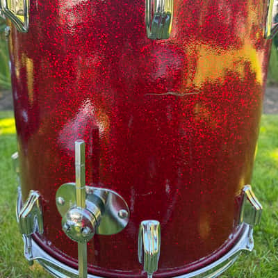 Rogers Holiday/Powertone 1960s - Red Sparkle image 4