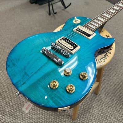 2017 Gibson Les Paul Studio Deluxe IV Caribbean Night w/ Case image 12