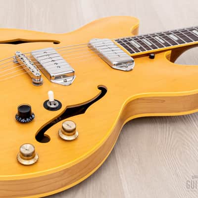 1996 Epiphone Revolution Casino Japan Limited Edition John Lennon Spec Natural w/ Case, Pre-Elitist Terada image 7
