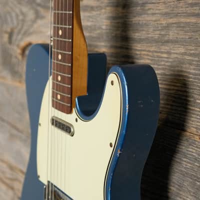 Used Fender Custom Shop '63 Reissue Telecaster Relic - Lake Placid Blue w/OHSC image 5