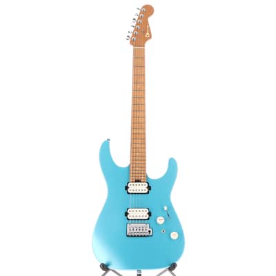 Charvel Pro-Mod DK24 HH 2PT CM, Caramelized Maple Fingerboard, Matte Blue Frost (RP) (11534) image 5