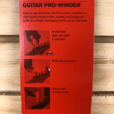 D'Addario DP0002  Guitar Pro-Winder with Cutter - White image 3