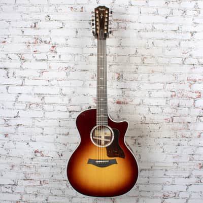 Taylor - (2025) 454ce TSB - 12-String Acoustic-Electric Guitar - Tobacco Sunburst Top - with  Hardshell Case - x5085 image 2