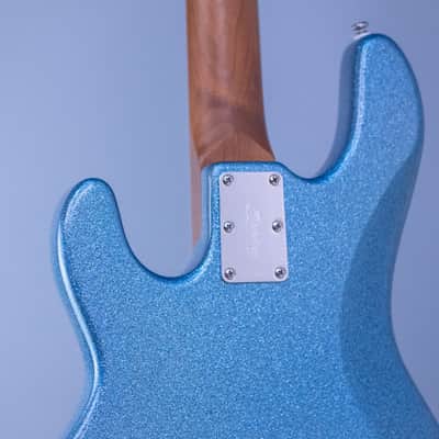 Sterling by Music Man Stingray Ray34 Blue Sparkle image 8