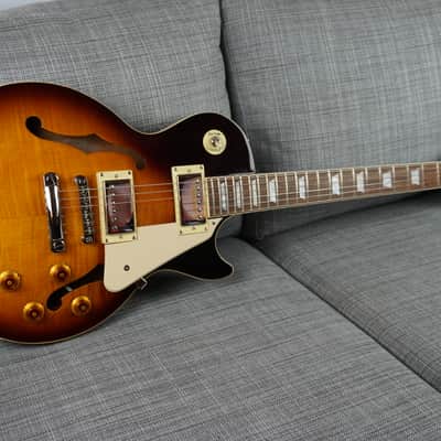 Epiphone Gibson Les Paul ES Hollow Body 1999 Dark Burst Rare Finish Solid image 1