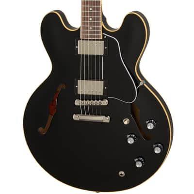 Gibson ES-335 Semi-Hollow Guitar - Vintage Ebony image 1