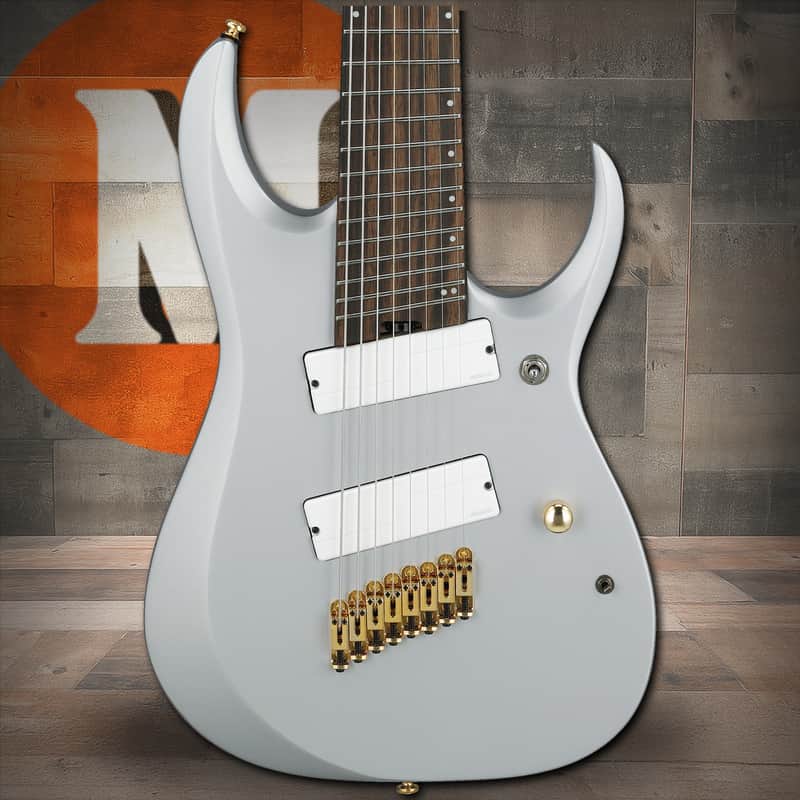 Ibanez RGD Axe Design Lab Multi-scale 8 String Electric Guitar - Classic Silver Matte (RGDMS8CSM) image 1