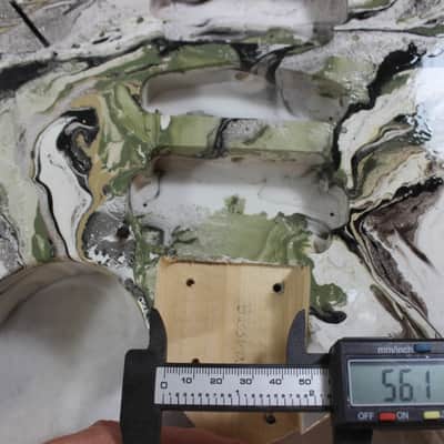 Ghillie swirl RG Guitar body fits Ibanez(tm) 6 string RG & Jem AANJ Necks J1490 image 8