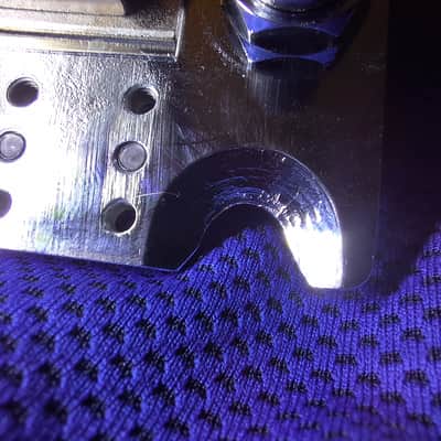 Clean! Original German Floyd Rose (OFR) w/ Push-In Arm - Chrome image 9