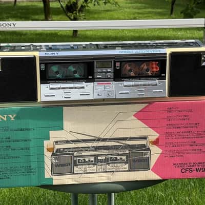 Sony CFS-W901 Rare Vintage MINT Collectible Cassette Boombox Getto blaster image 2