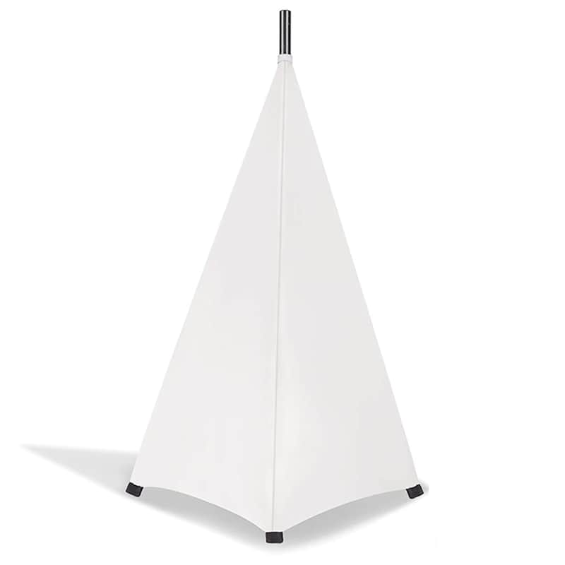 Speaker Stand Cover, White Speaker Stand Bag,Dj Speaker Stand Stage Speaker Stands Cover For Stage Gig Wedding Banquet Event (972Up5Izgc-2) image 1