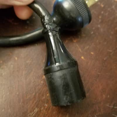 Belden Original Vintage Victor, Bell & Howell Round Rubber Electric Power Cord 1940s - 1950s - Black image 4