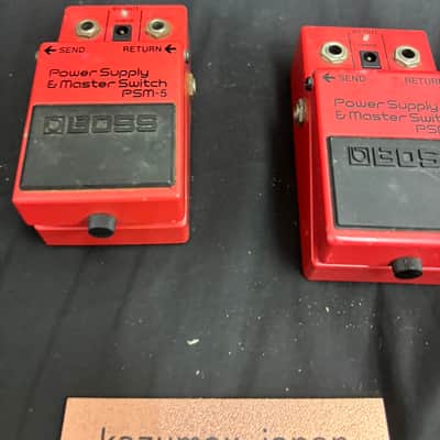 BOSS PSM-5 Power Supply Master Switch Guitar Effects Pedal Set of 2 Tested image 4