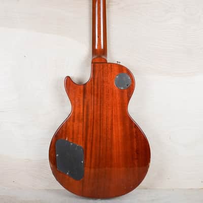Greco Mint Collection EG59-70 MIJ Vintage 1989 Cherry Red Sunburst Flame Top DRY PUs w/ Bag image 3
