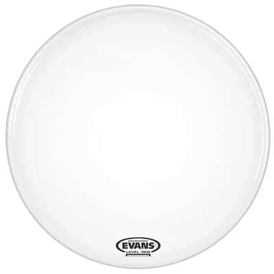 Evans TT16RSW-NP EQ3 Resonant Smooth White Tom Hoop Drum Head with No Port - 16"