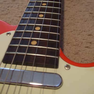 MJT Telecaster Guitar Fiesta Red Musikraft neck Quartersawn tele aged relic not fender ZCD image 8